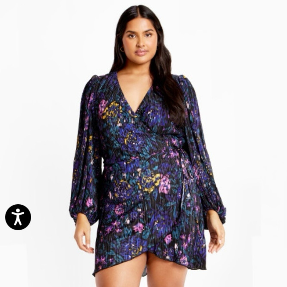 Floral Wrap Dress